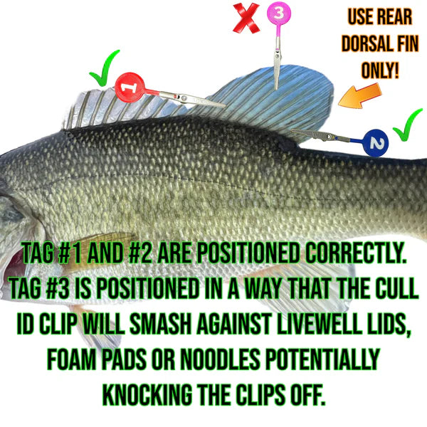 DD26 Fishing CULL ID Tags