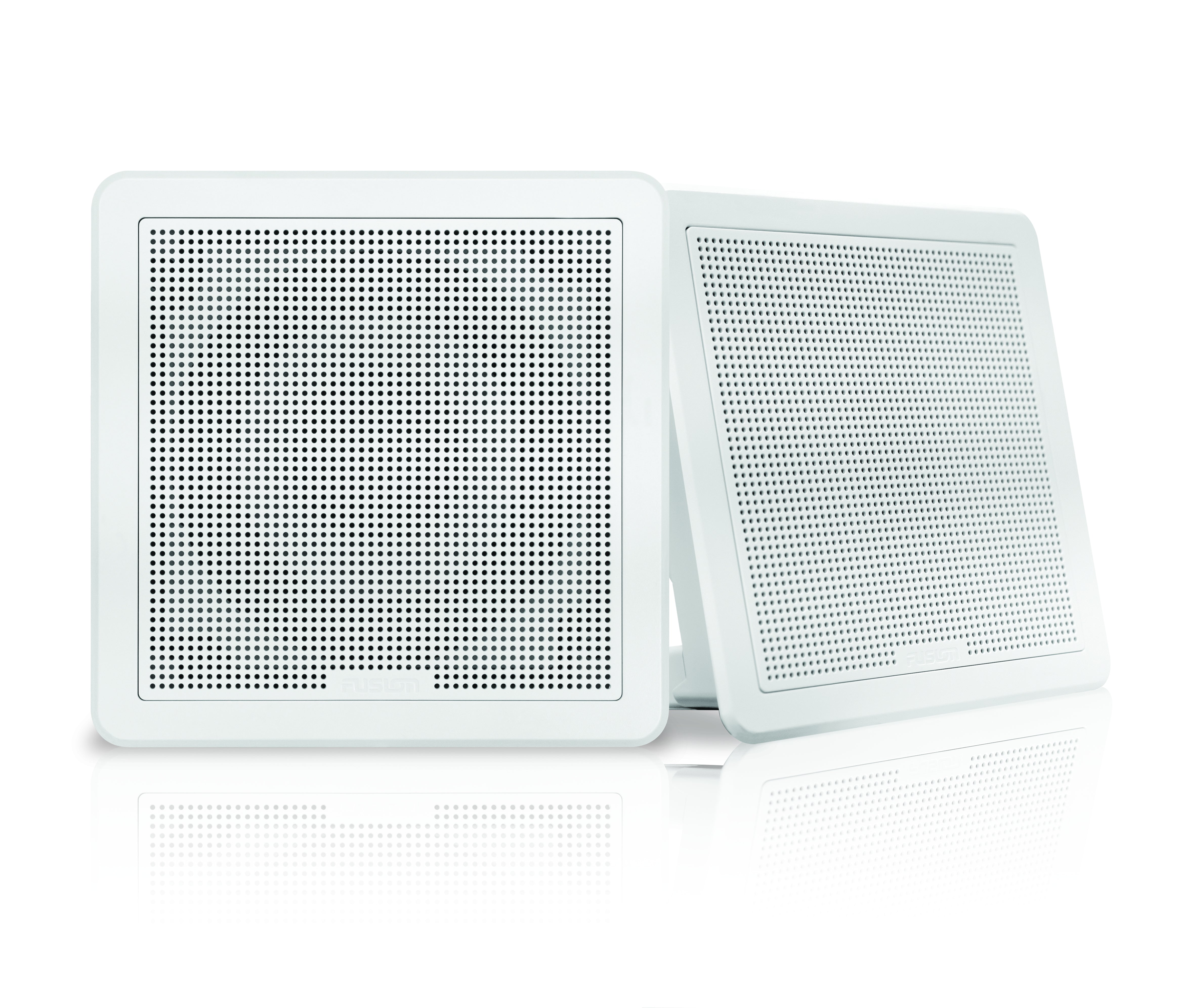 Fusion FM-F65SW 6" White Square Flush Mount Speakers